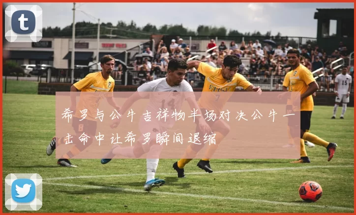 希罗与公牛吉祥物半场对决公牛一击命中让希罗瞬间退缩